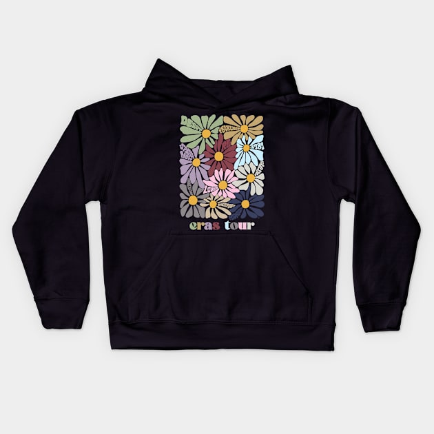 Swiftie Flowers Kids Hoodie by Taylor Thompson Art